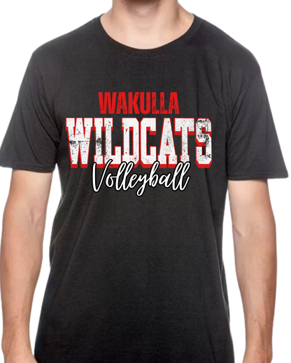 WMS Wildcats Volleyball Tee