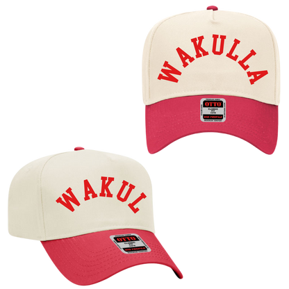 Embroidered Curved WAKULLA Hat