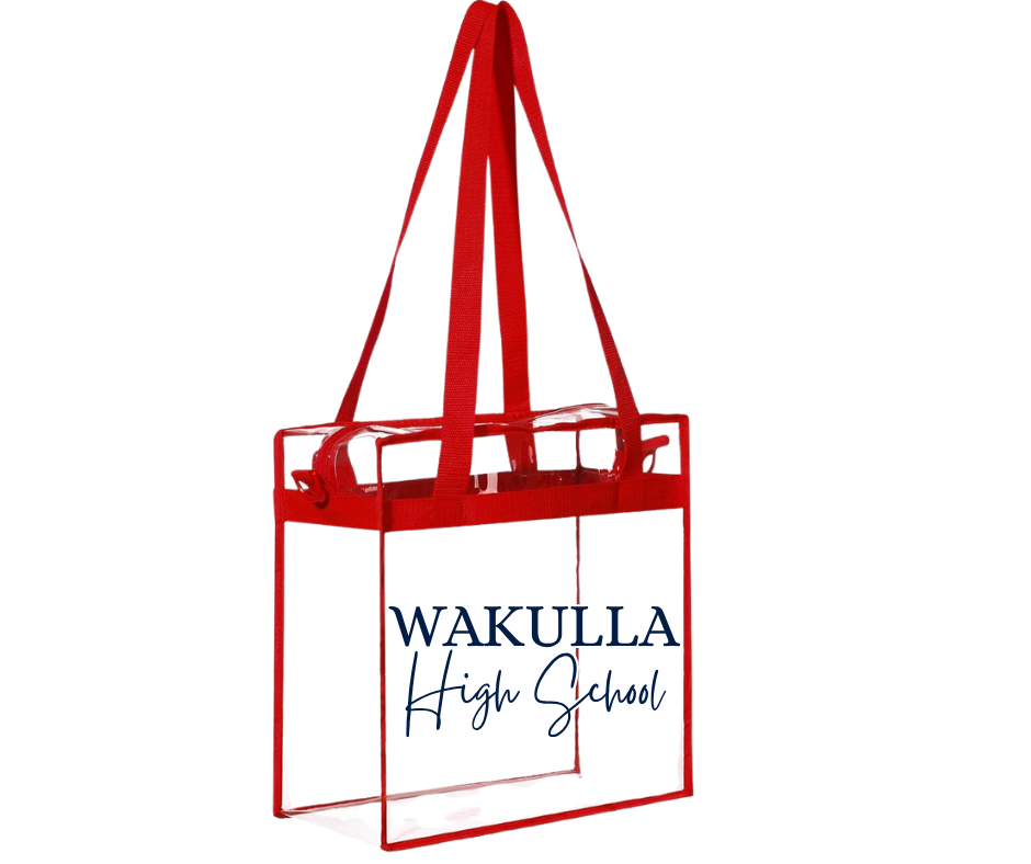 Clear Stadium Medium Tote- WHS