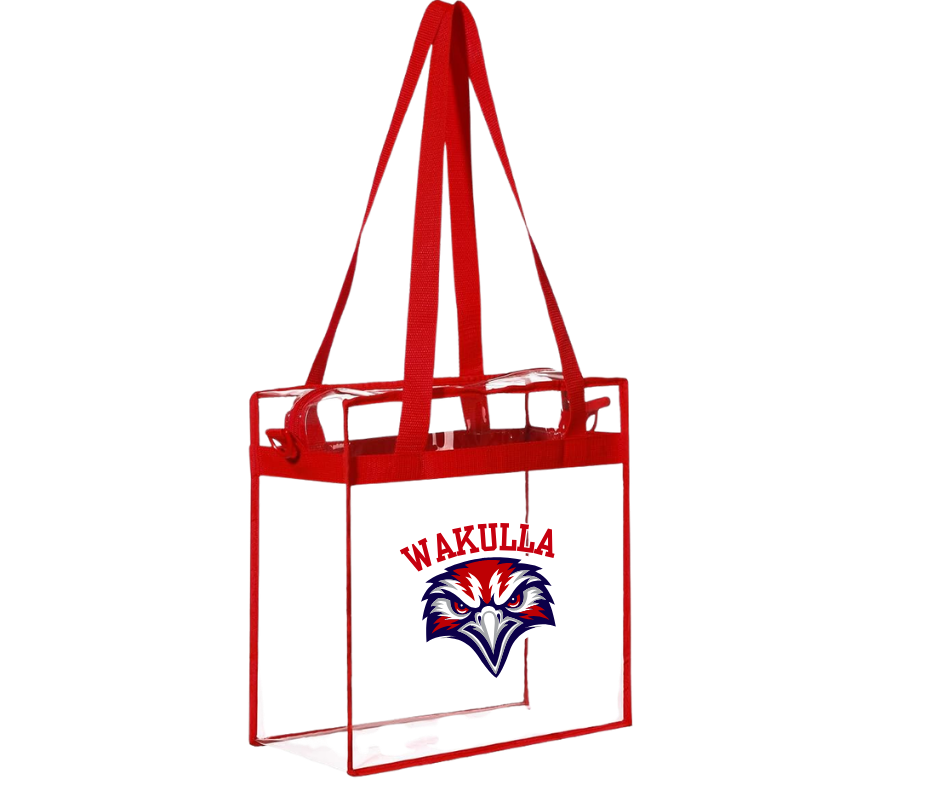 Clear Stadium Medium Tote- WHS