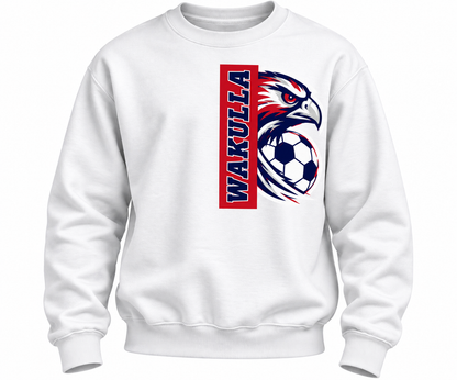 Wakulla High School  - 1/2 Eagle Socccer Crewneck Sweatshirt