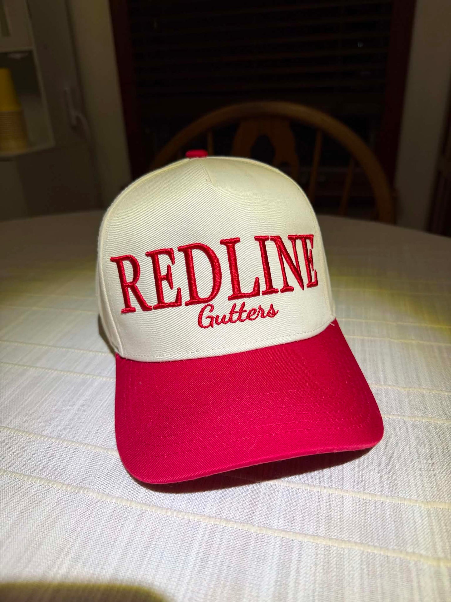 Embroidered Curved REDLINE hat