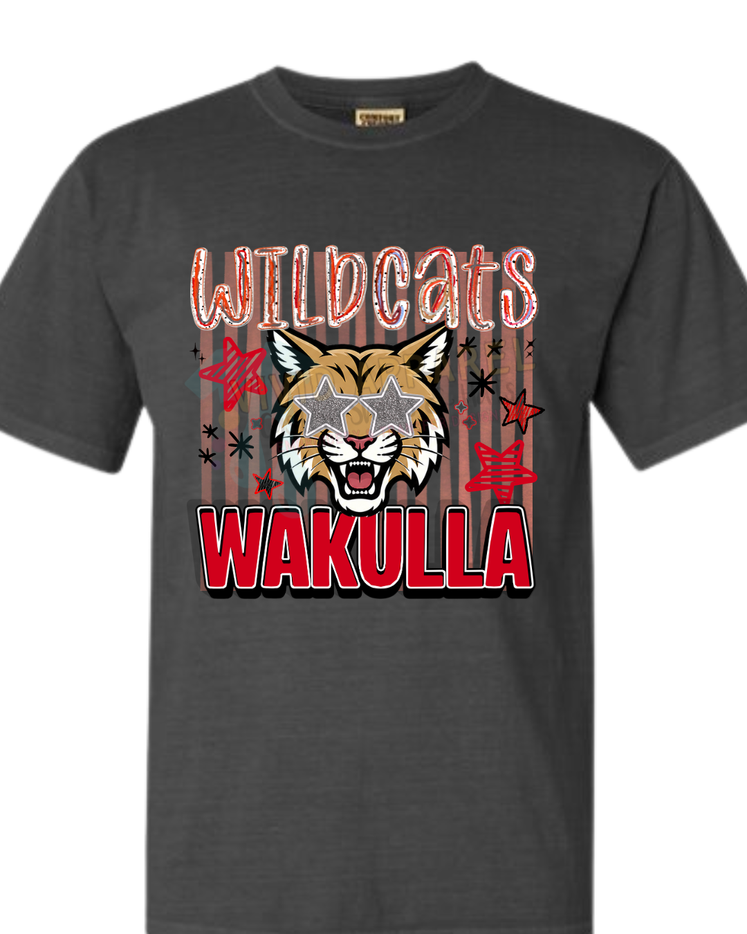 Wakulla Middle School Spirit Tee -- Stars
