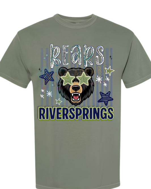 Riversprings Middle School Spirit Tee -- Stars