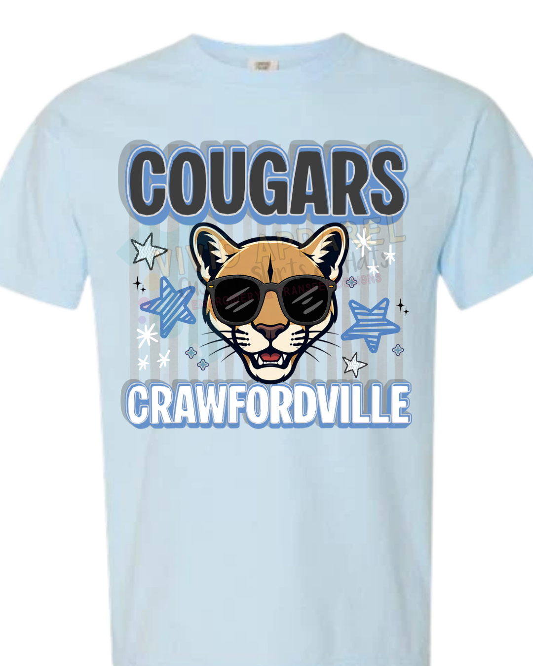 Crawfordville School Spirit Tee-- Shades