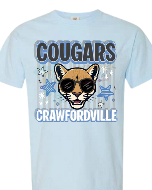 Crawfordville Elementary School Spirit Tee-- Shades