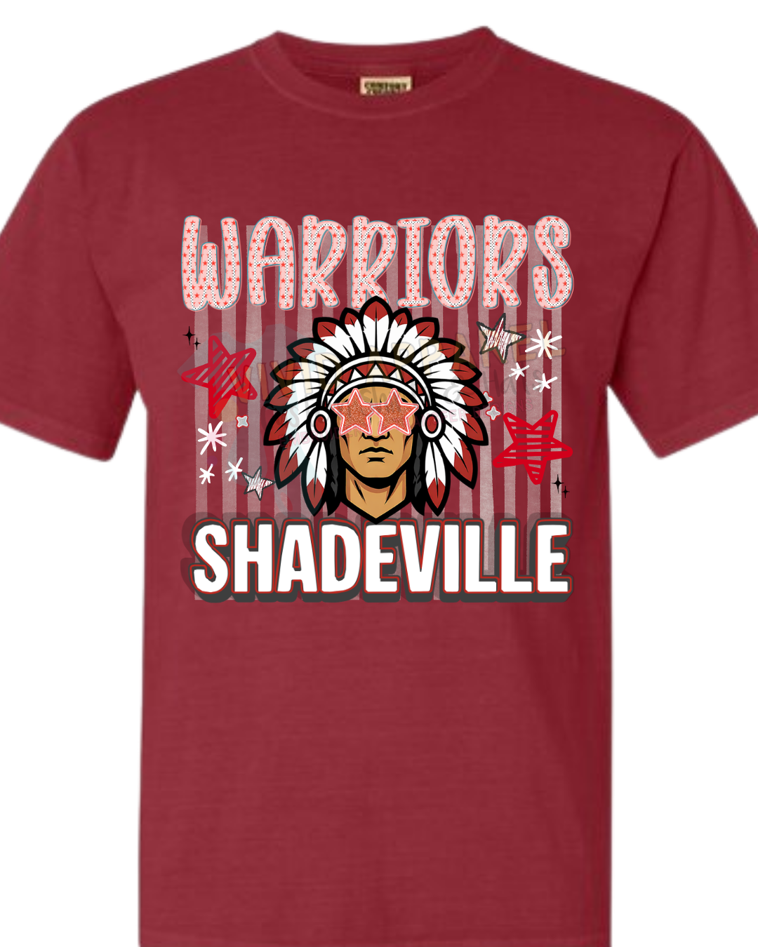 Shadeville School Spirit Tee-- Stars