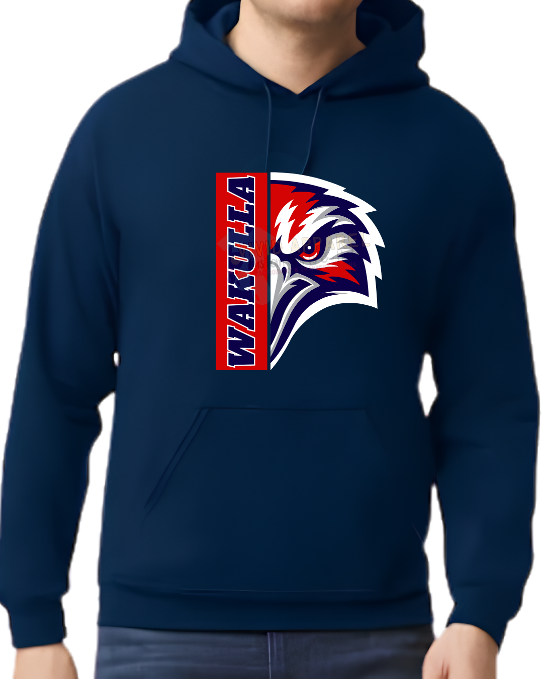 Wakulla High School - 1/2 Eagle Hoodie